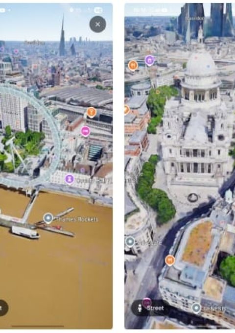 واجهة العرض الغامر تتيح رؤية المدن بطريقة ثلاثية الأبعاد مذهلة